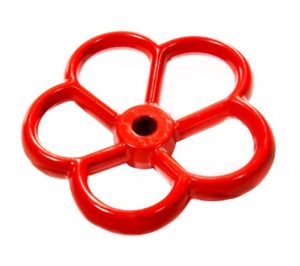 Handwiel Aluminium Rood – Klein