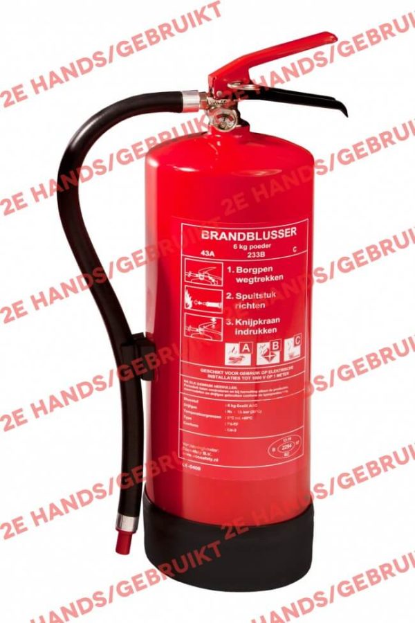 Poederblusser 6 Kilogram –  Tweedehands